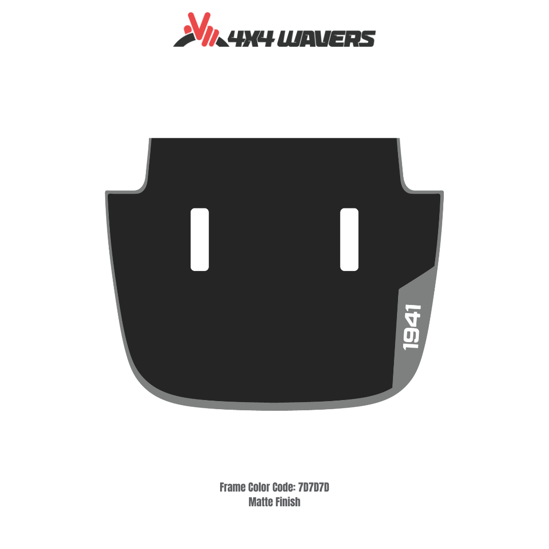 1941 Decal Sticker Kit for JL SAHARA Hood – Vinyl Car Decals for Jeep Wrangler Models – Made in Canada - Compatible with JL 2018 - 2025