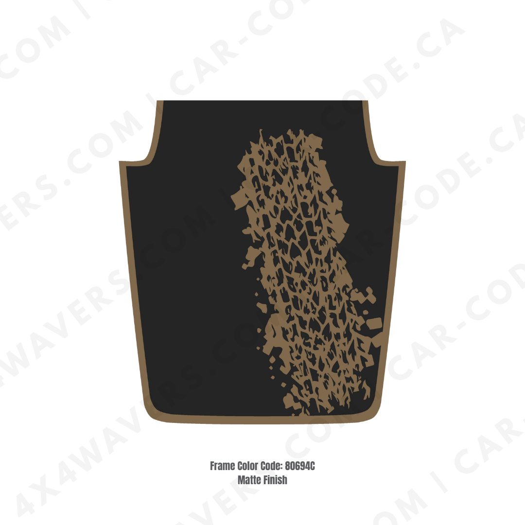 Decal Sticker Kit for JK Hood MUD Style β Vinyl Car Decals for Jeep Wrangler Models β Made in Canada Compatible with JK 2007 - 2018