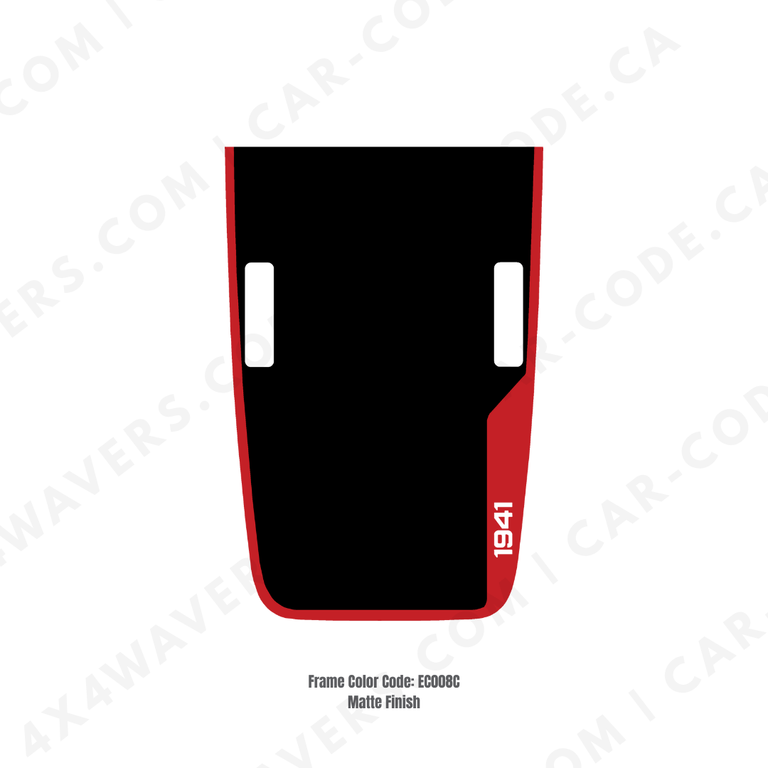 1941 Decal Sticker Kit for JL Rubicon Hood – Vinyl Car Decals for Jeep Wrangler Models – Made in Canada - Compatible with JL 2018 - 2025