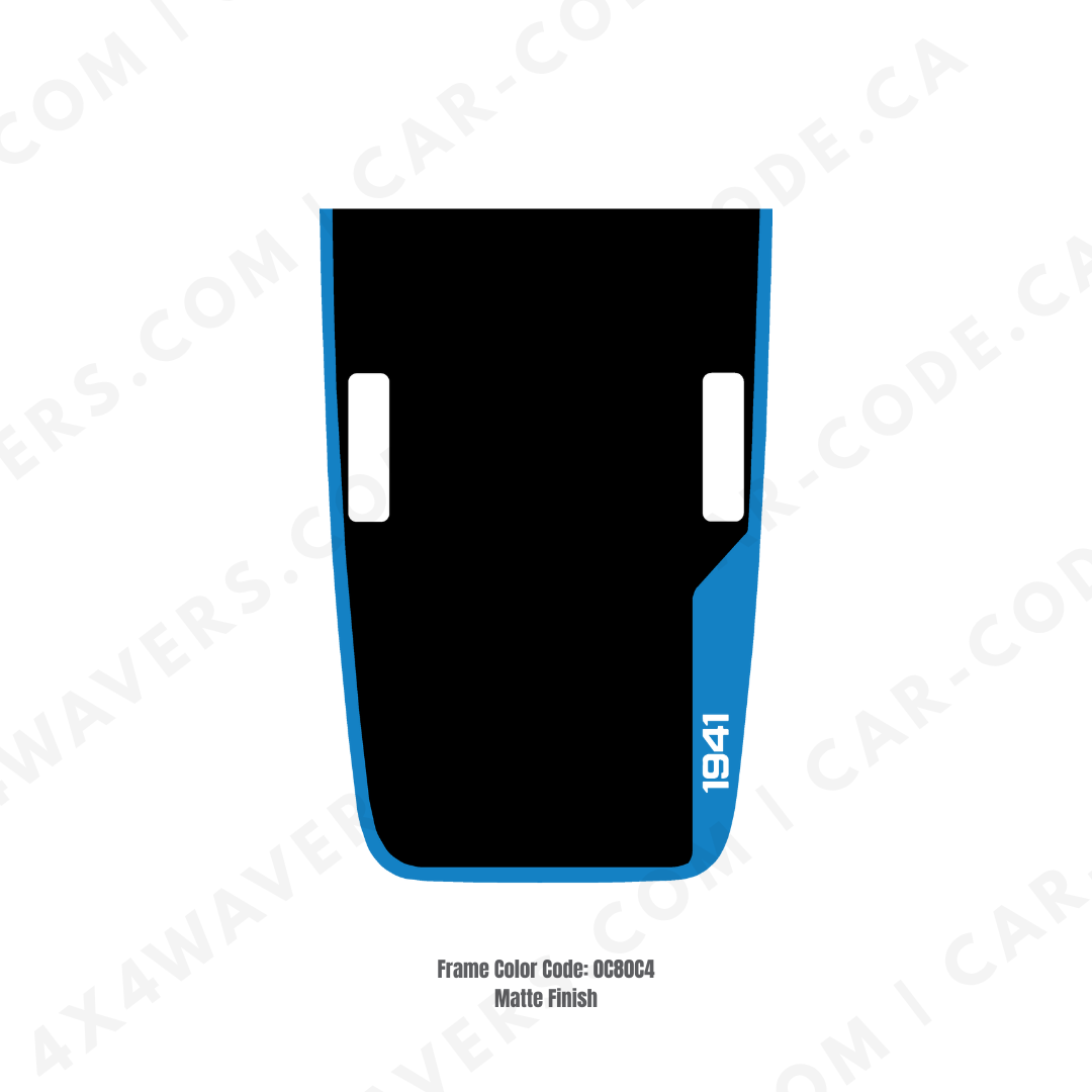 1941 Decal Sticker Kit for JL Rubicon Hood – Vinyl Car Decals for Jeep Wrangler Models – Made in Canada - Compatible with JL 2018 - 2025