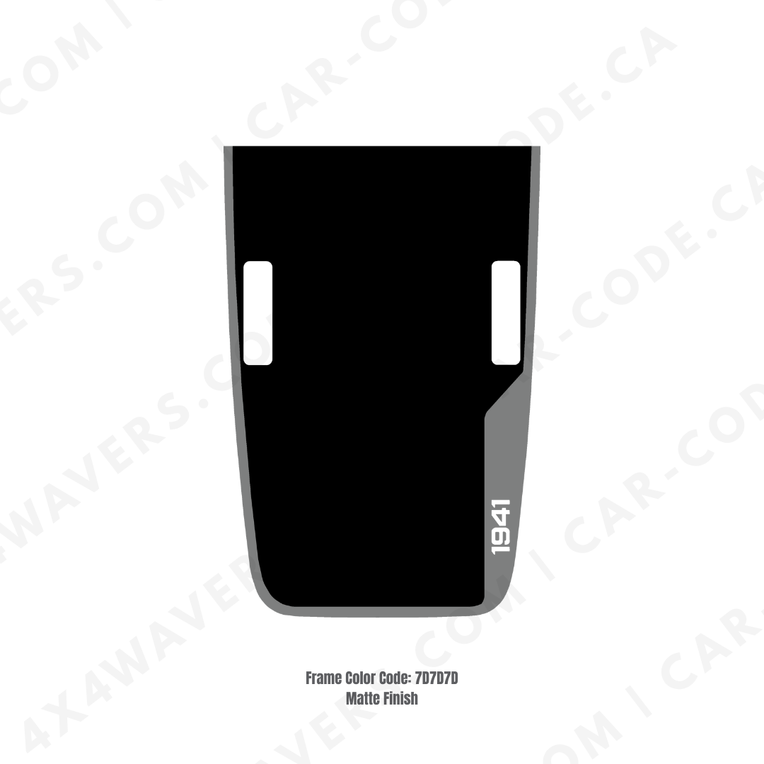 1941 Decal Sticker Kit for JL Rubicon Hood – Vinyl Car Decals for Jeep Wrangler Models – Made in Canada - Compatible with JL 2018 - 2025