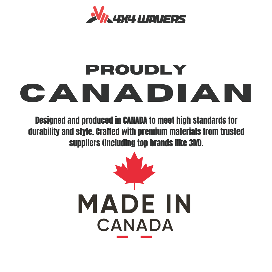 MUD Decal Sticker Kit for JL Rubicon Hood β Vinyl Car Decals for Jeep Wrangler Models β Made in Canada - Compatible with JL 2018 - 2025