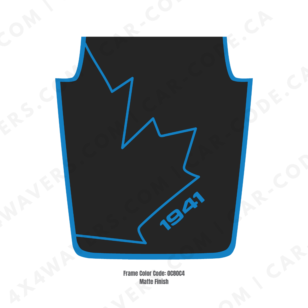 JK Hood CANADA CANADA Style Decal Sticker Kit for Hood β Vinyl Car Decals for Jeep Wrangler Models β JK Hood CANADA Decals β Made in Canada Compatible with JK 2007 - 2018