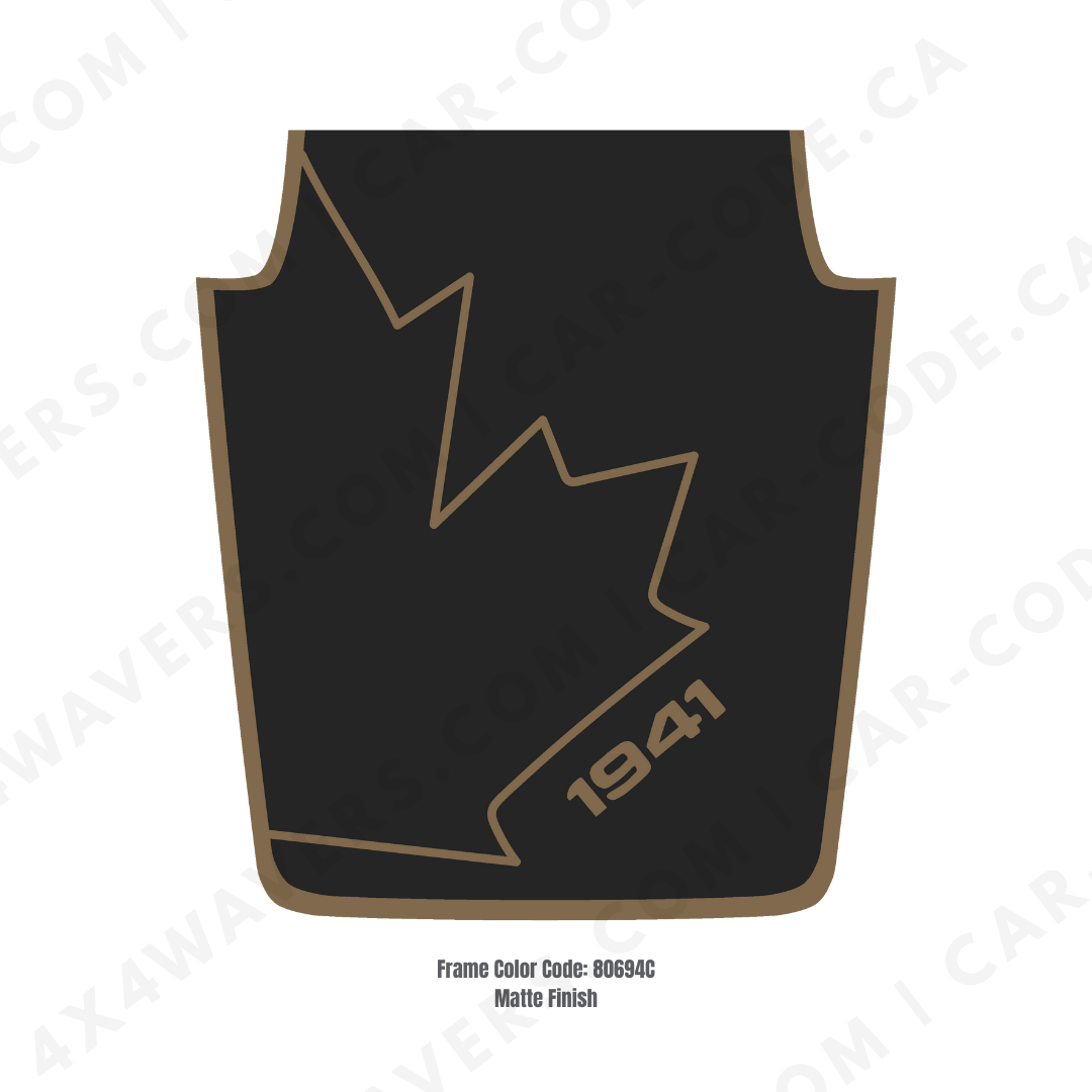 JK Hood CANADA CANADA Style Decal Sticker Kit for Hood β Vinyl Car Decals for Jeep Wrangler Models β JK Hood CANADA Decals β Made in Canada Compatible with JK 2007 - 2018