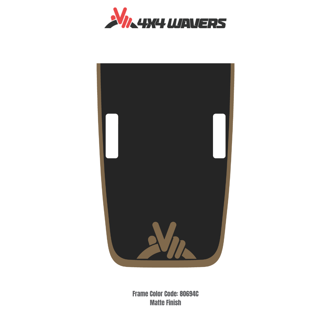 WAVE Decal Sticker Kit for JL Rubicon Hood β Vinyl Car Decals for Jeep Wrangler Models β Made in Canada - Compatible with JL 2018 - 2025