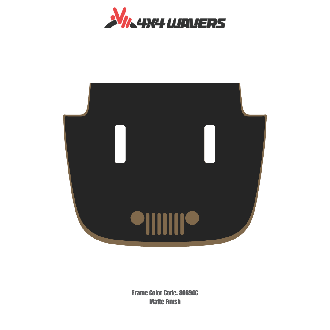 Decal Sticker Kit for JL SAHARA Hood β Vinyl Car Decals for Jeep Wrangler Models β Made in Canada - Compatible with JL 2018 - 2025