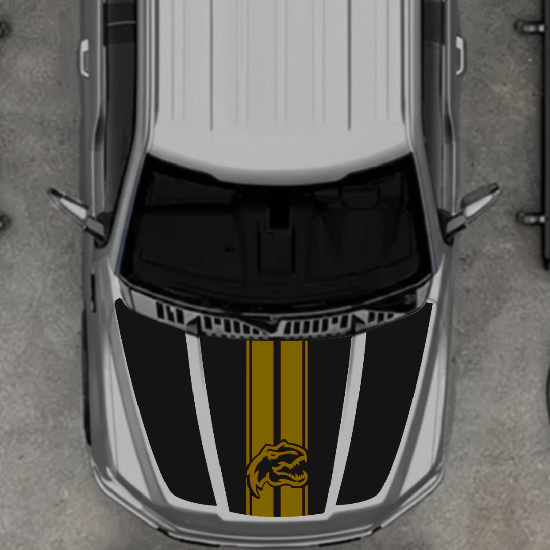 Hood Panel Decal/Sticker - Rex Style 2 Graphic Kit - For Ford F-150 2020-2026 - Premium Vinyl