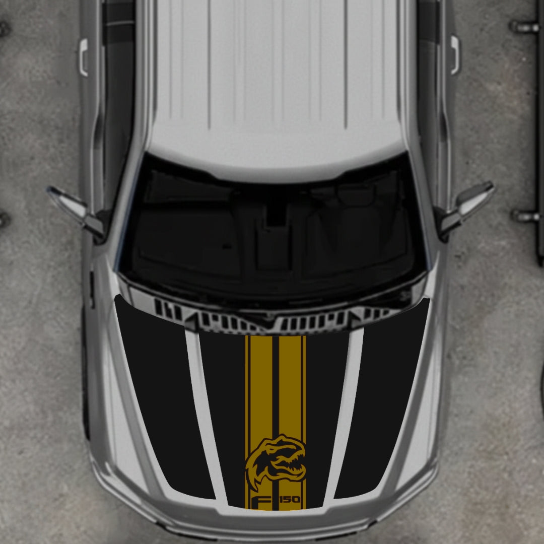 Hood Panel Decal/Sticker - Rex Graphic Kit - For Ford F-150 2020-2026 - Premium Vinyl