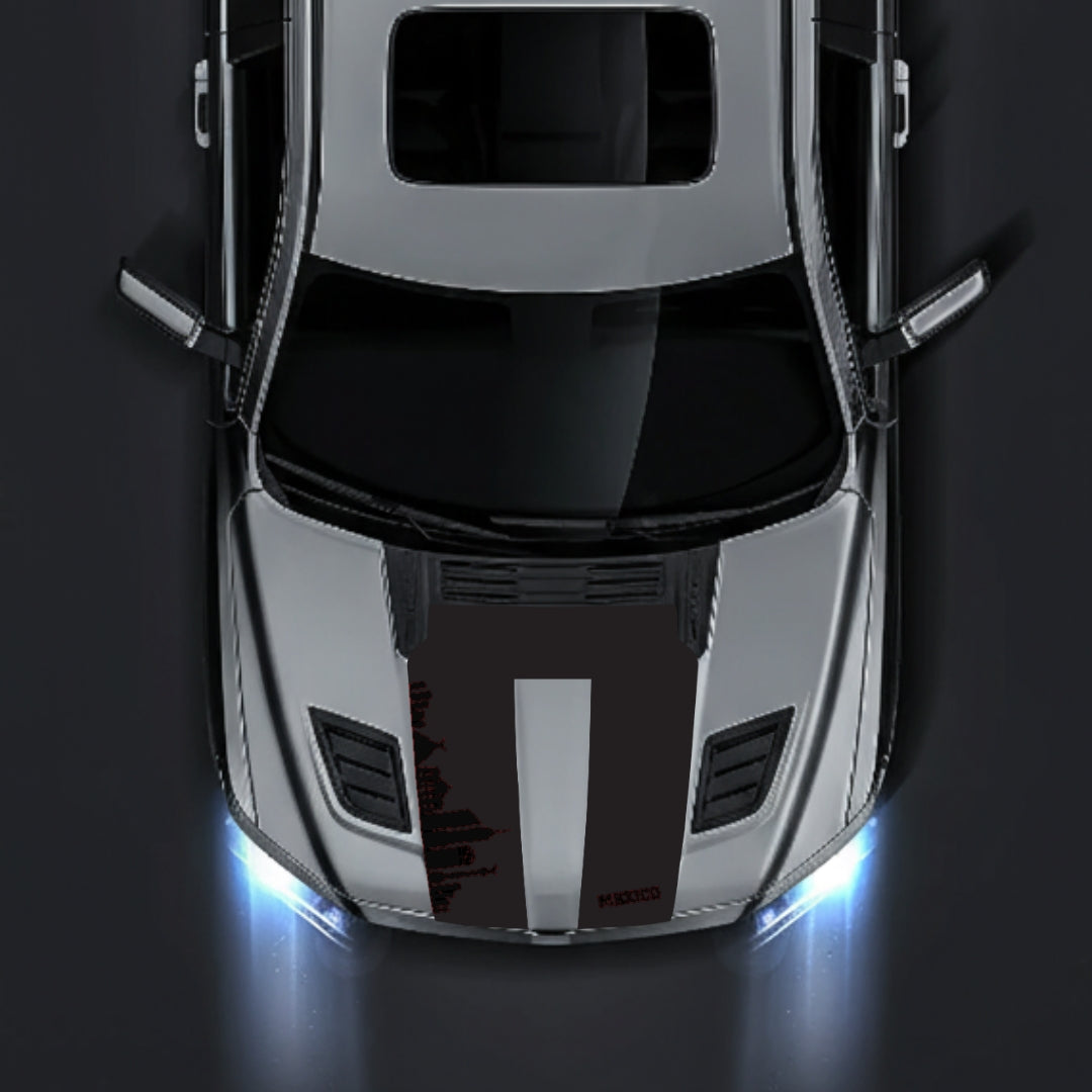 Hood Panel Decal/Sticker - Mexico Skyline Graphic Kit - For Dodge RAM 1500 2019-2025 - Premium Vinyl