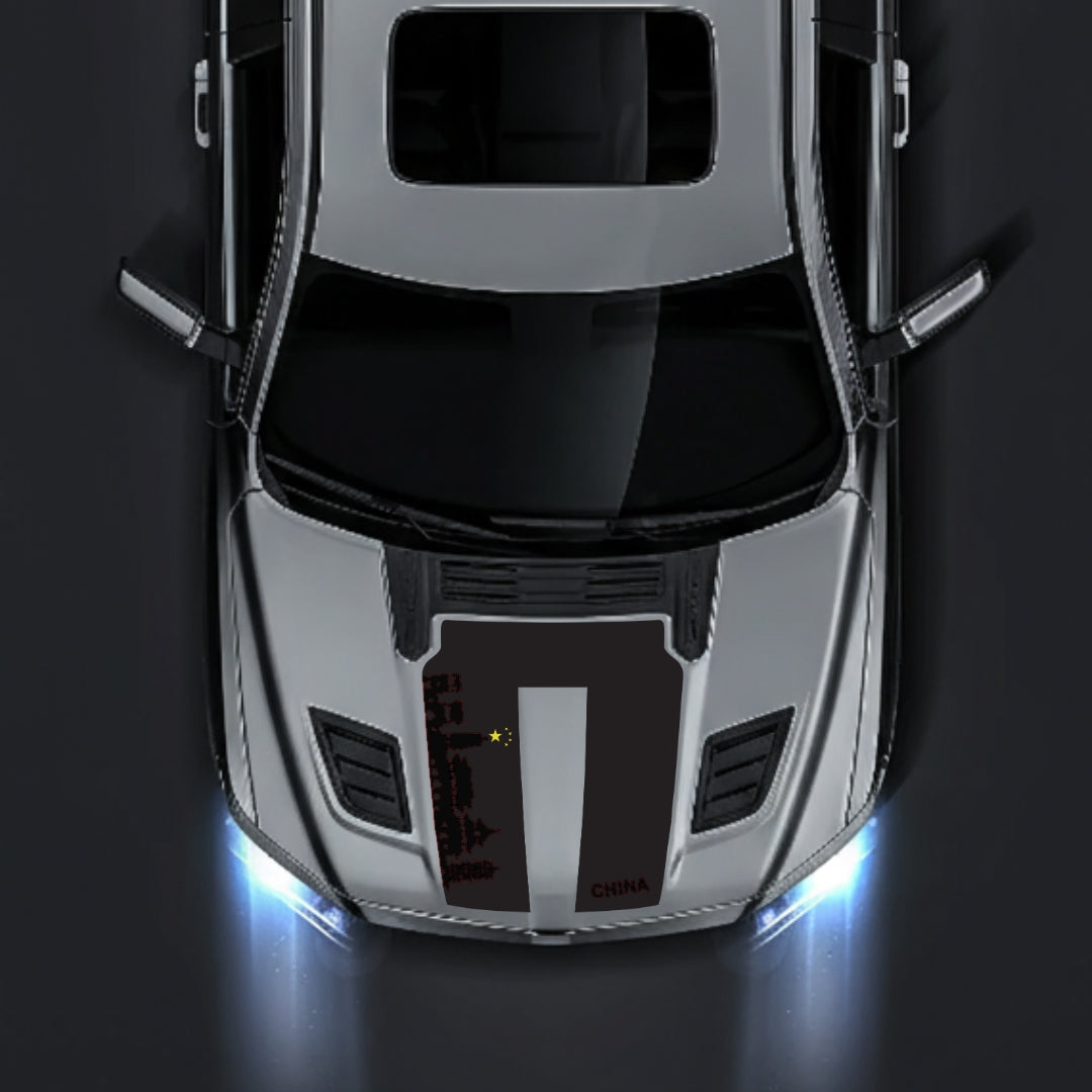 Hood Panel Decal/Sticker - China Skyline Graphic Kit - For Dodge RAM 1500 2019-2025 - Premium Vinyl