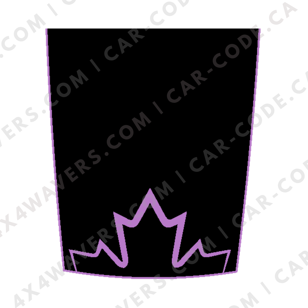 Hood Panel Decal/Sticker - Canada Style Graphic Kit - For Ram 1500 2009-2018 - Premium Vinyl