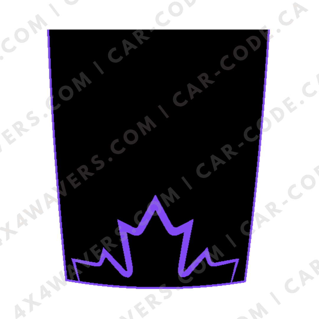 Hood Panel Decal/Sticker - Canada Style Graphic Kit - For Ram 1500 2009-2018 - Premium Vinyl