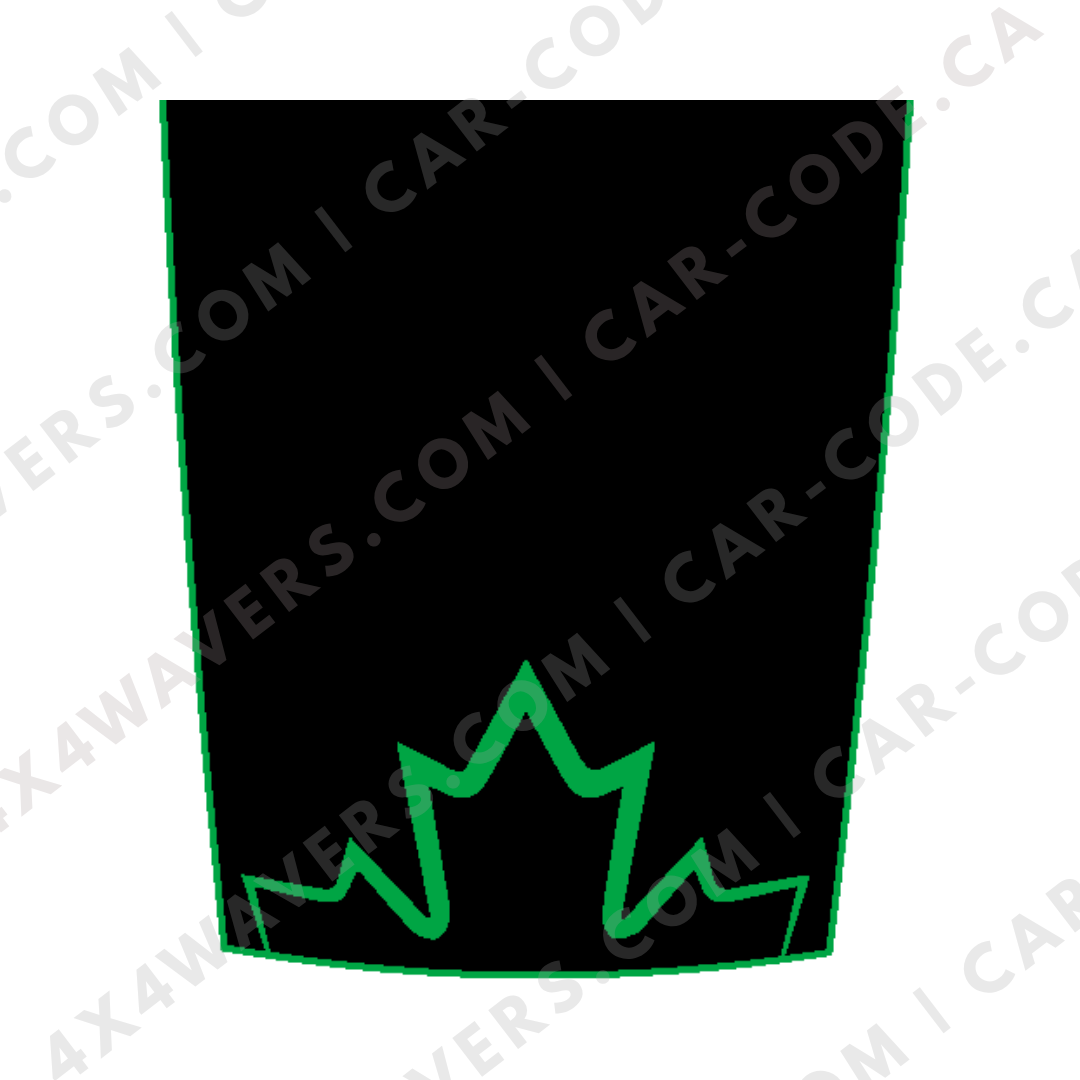 Hood Panel Decal/Sticker - Canada Style Graphic Kit - For Ram 1500 2009-2018 - Premium Vinyl