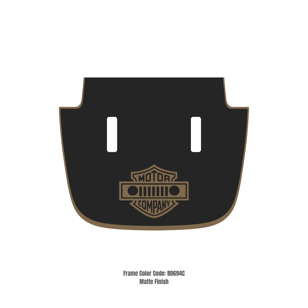 MOTOR COMPANY Decal Sticker Kit for JL SAHARA Hood – Vinyl Car Decals for Jeep Wrangler Models – Made in Canada - Compatible with JL 2018 - 2025