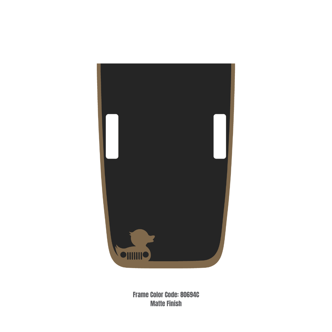 Hood Decal/Sticker – for JL/JLU/JT/4XE Rubicon Hood – Made in Canada