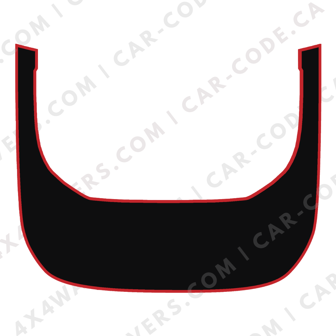 Hood Panel Decal/Sticker - Plain Style Graphic Kit - For Ford Bronco Raptor 2021-2024 - Premium Vinyl