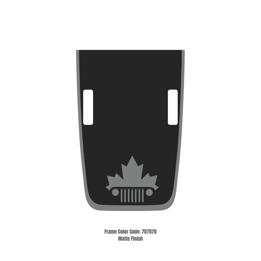 Hood Decal/Sticker – CANADA Style Kit – for JL/JLU/JT/4XE Rubicon Hood – Made in Canada