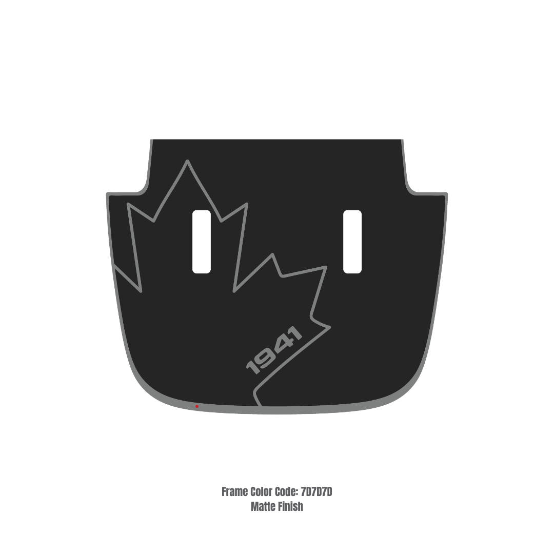 Hood Decal/Sticker - Canada 1941 Kit - for Jeep Wrangler JL/JLU/JT/4xe Sahara/Sport/Willys - Made in Canada