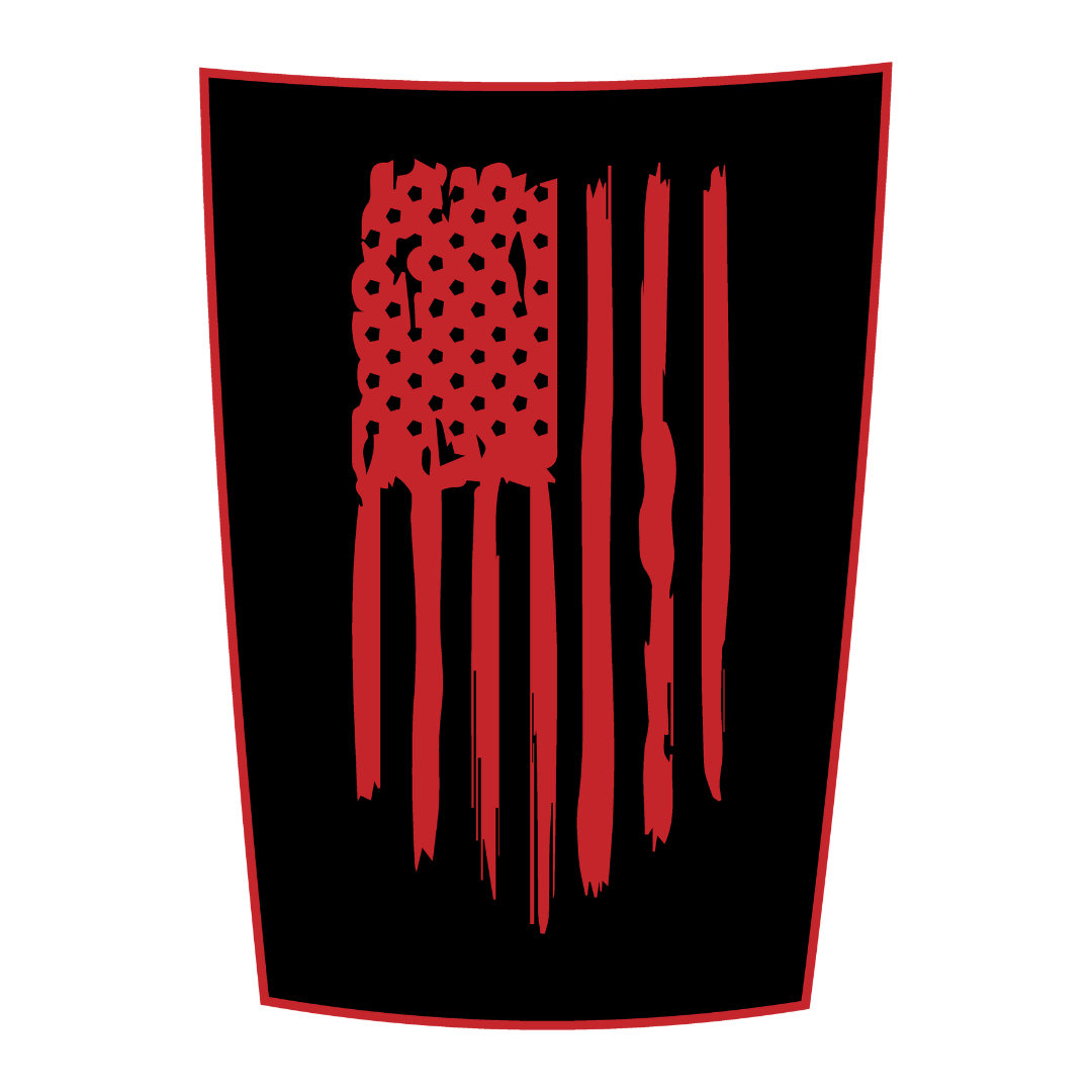 Hood Panel Decal/Sticker - USA flag Graphic Kit - For Ram 1500 2009-2018 - Premium Vinyl