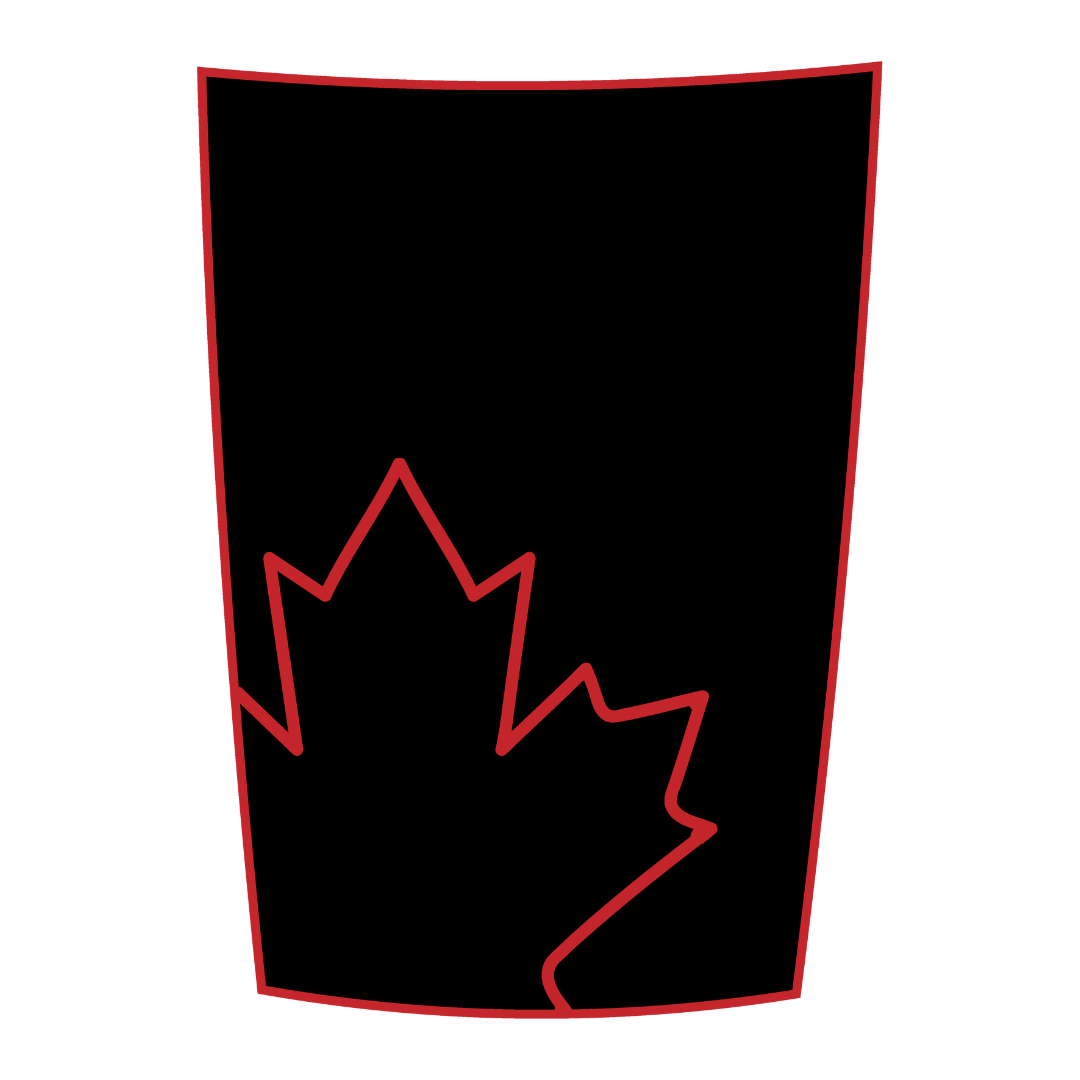 Hood Panel Decal/Sticker - Maple Leaf Graphic Kit - For Ram 1500 2009-2018 - Premium Vinyl