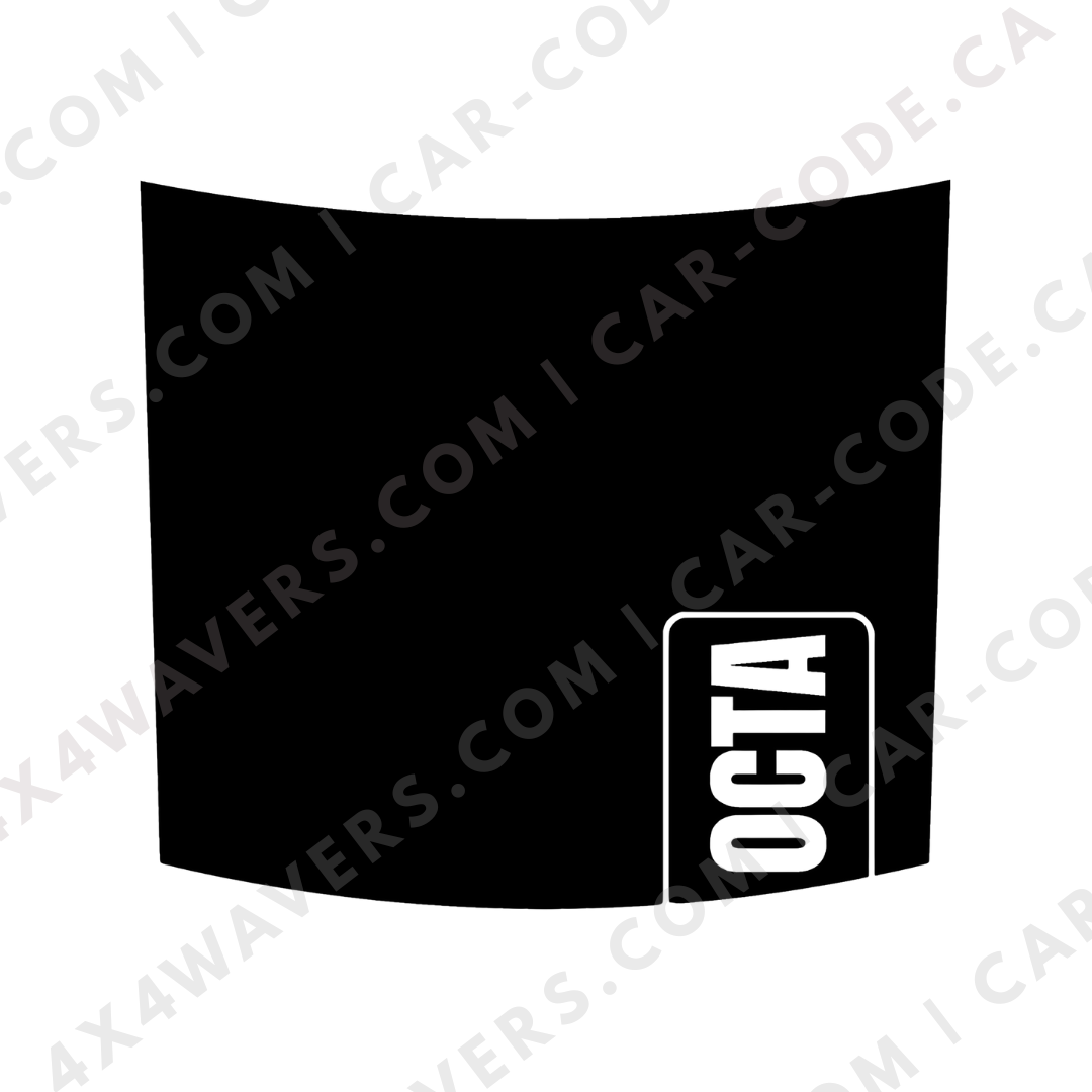 Hood Panel Decal/Sticker - OCTA Graphic Kit - For Land Rover Defender 2020-2024 - Premium Vinyl