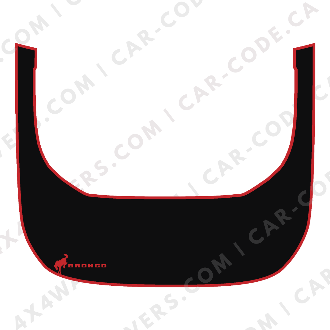 Hood Panel Decal/Sticker - Small Accent Graphic Kit - For Ford Bronco Raptor 2021-2024 - Premium Vinyl