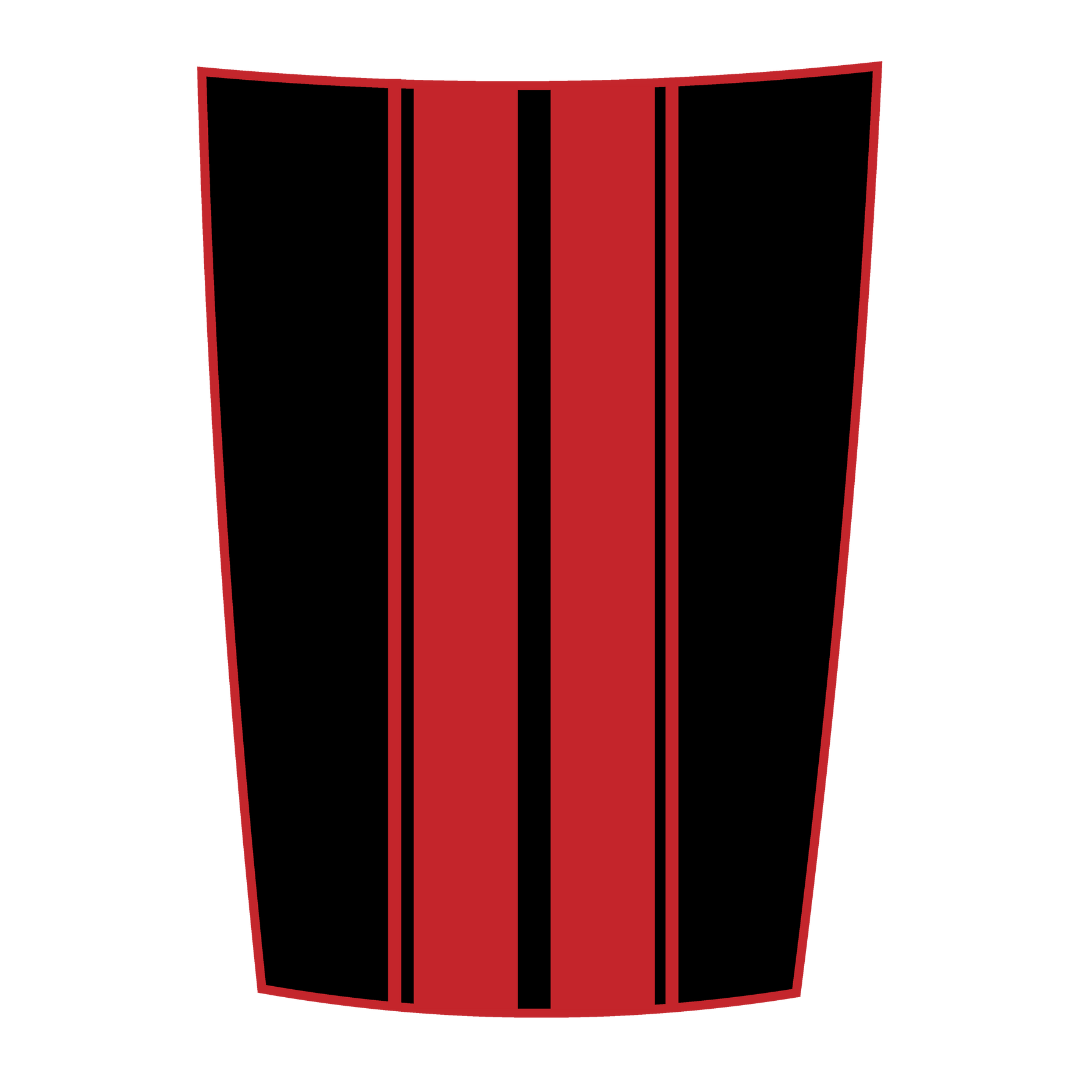 Hood Panel Decal/Sticker - Racing Stripes Graphic Kit - For Ram 1500 2009-2018 - Premium Vinyl