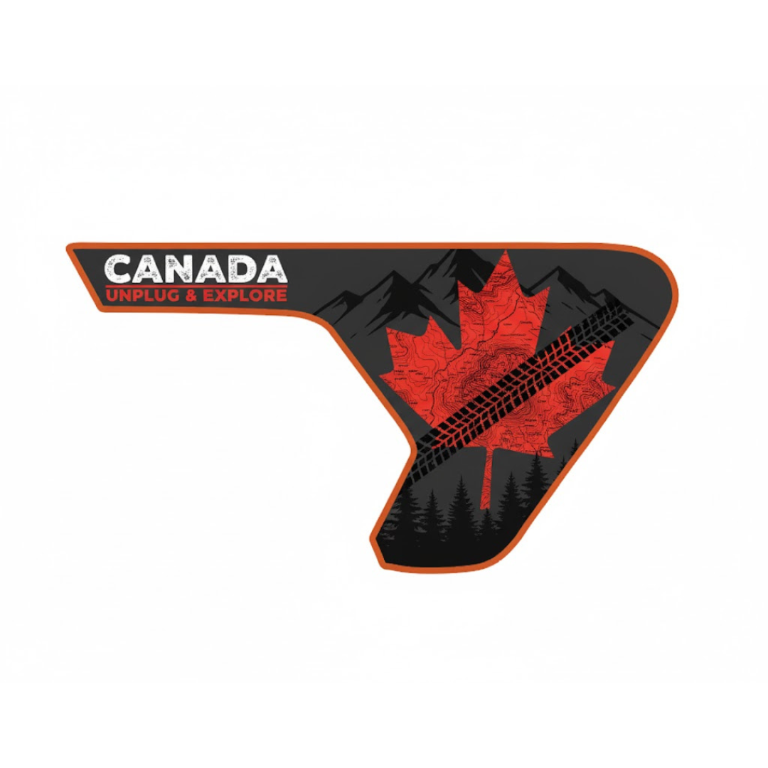 Fender Insert Decal/Sticker - Truly Canadian Graphic Kit - For Jeep Wrangler/Gladiator JL/JLU/JT 2018+ - Premium Vinyl