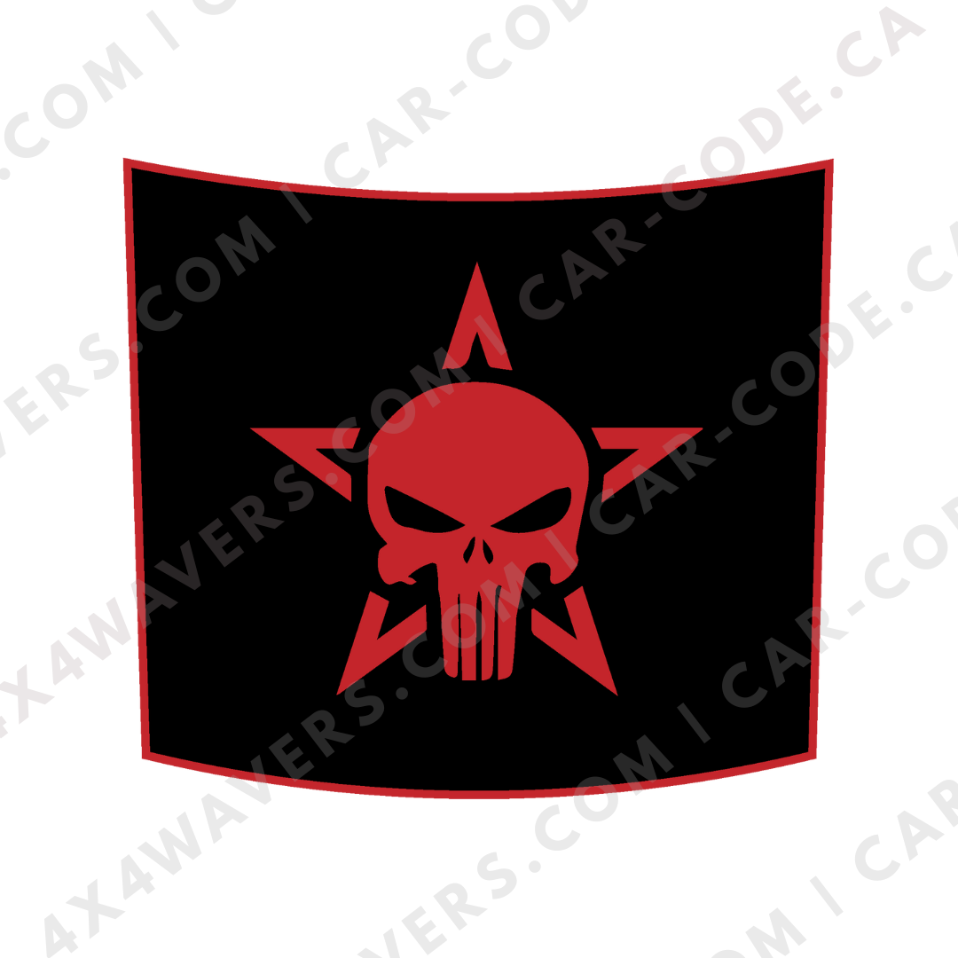 Hood Panel Decal/Sticker - Star Style Graphic Kit - For Land Rover Defender 2020-2024 - Premium Vinyl