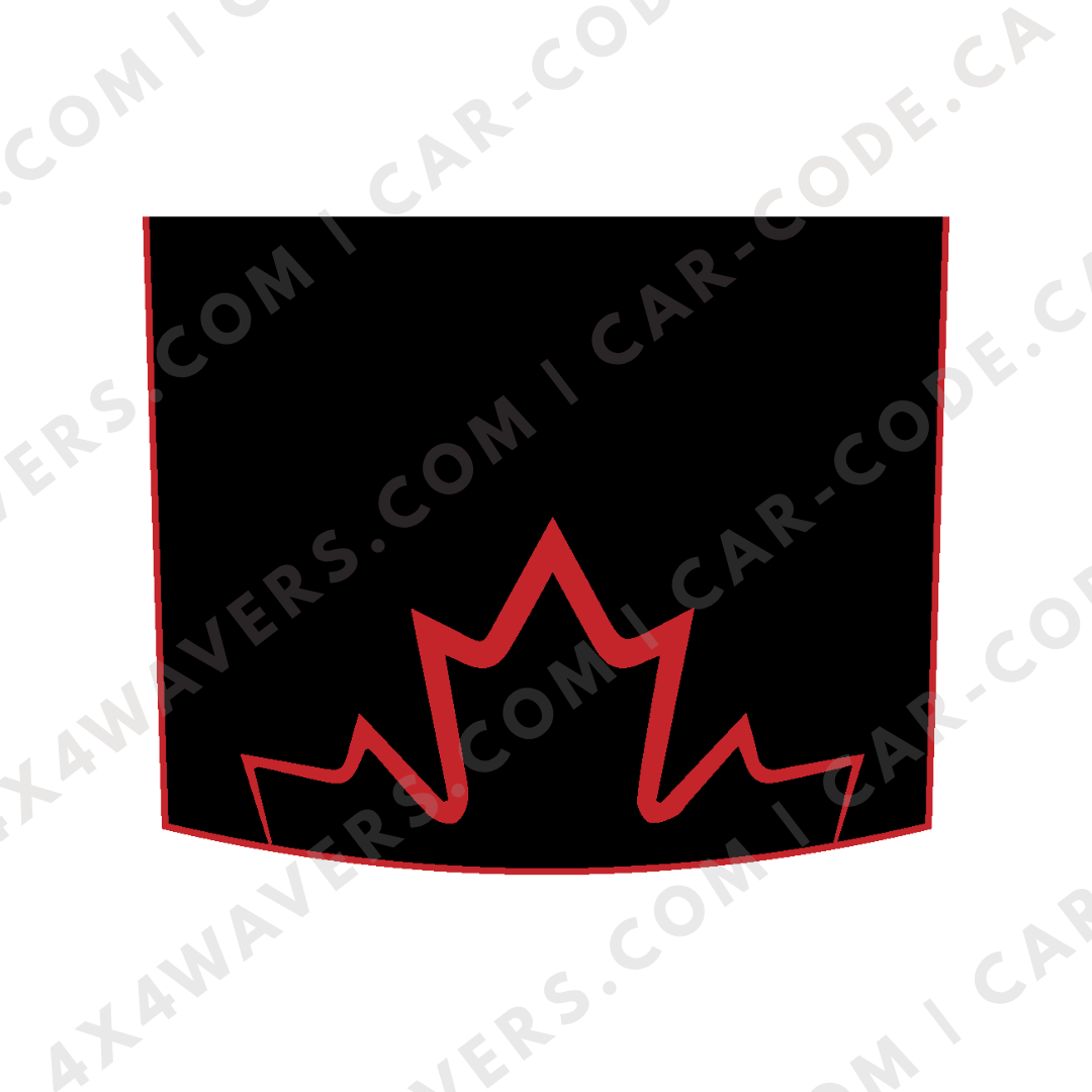 Hood Panel Decal/Sticker - Canada Style Graphic Kit - For Land Rover Defender 2020-2024 - Premium Vinyl