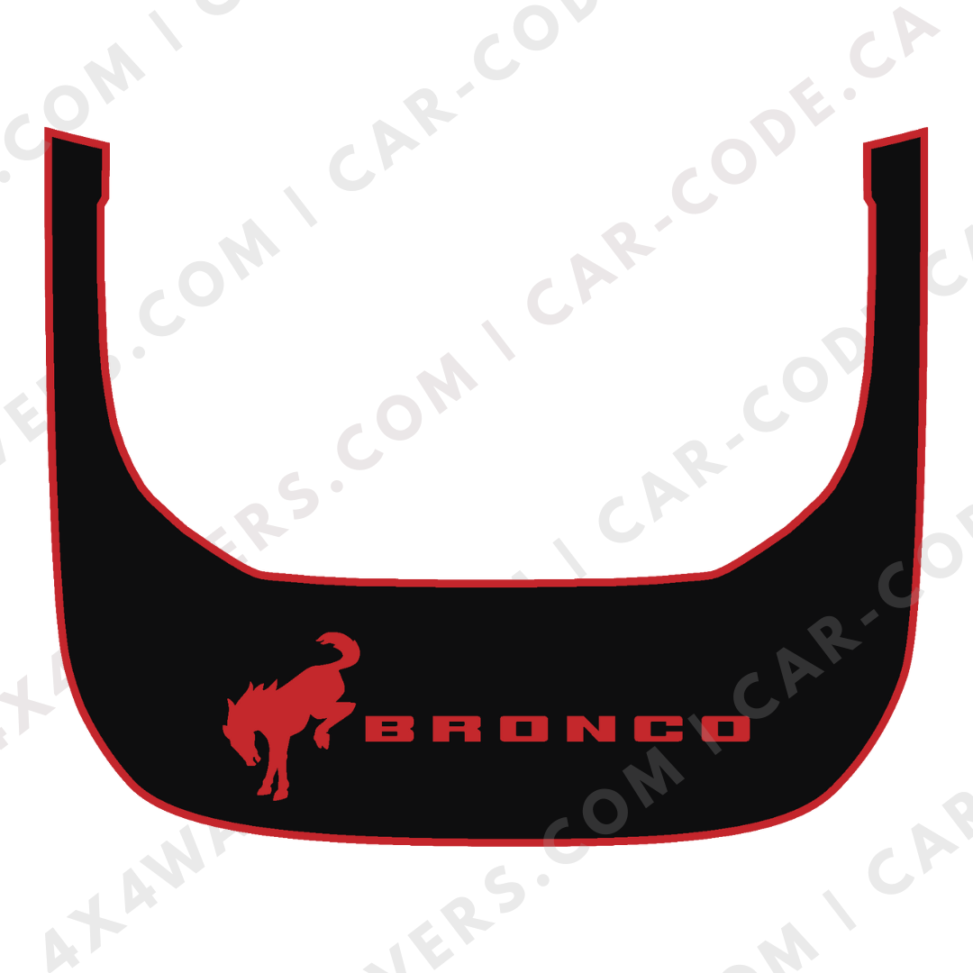 Hood Panel Decal/Sticker - Wild Horse 2 Graphic Kit - For Ford Bronco Raptor 2021-2024 - Premium Vinyl