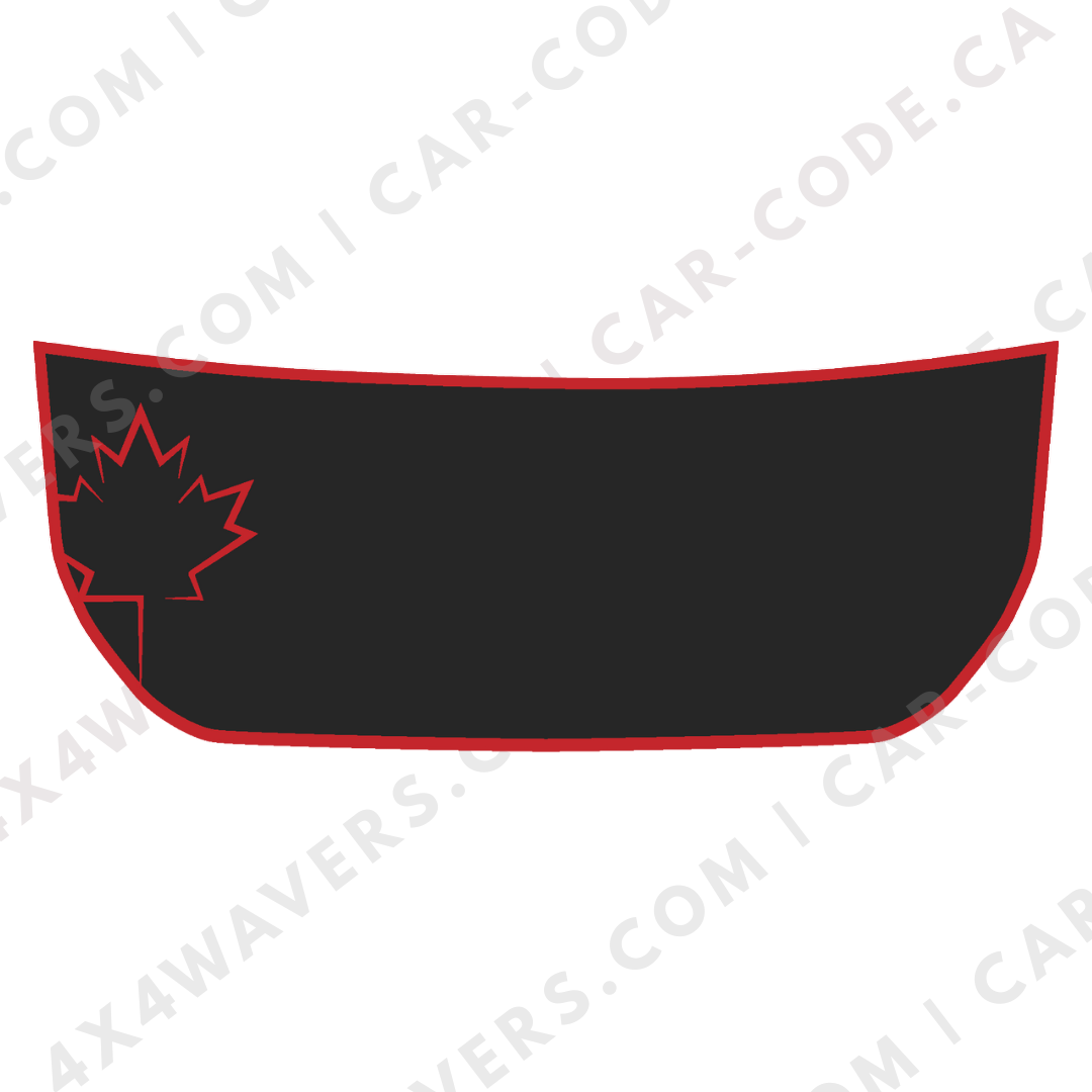 Hood Panel Decal/Sticker - Maple Leaf Graphic Kit - For Ford Bronco 2021-2024 - Premium Vinyl