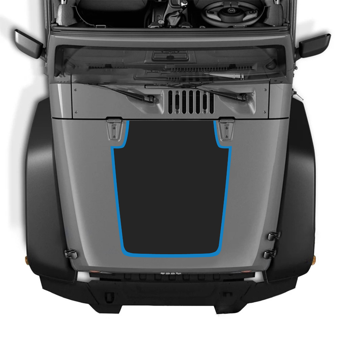 Hood Decal/Sticker - for Jeep Wrangler JK/JKU – Made in Canada