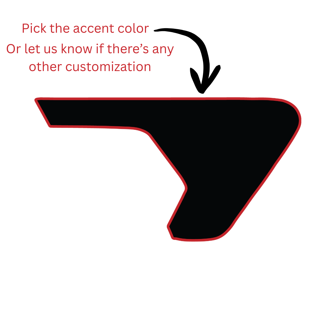 Fender Insert Decal/Sticker - Compass Graphic Kit - For Jeep Wrangler/Gladiator JL/JLU/JT 2018+ - Premium Vinyl