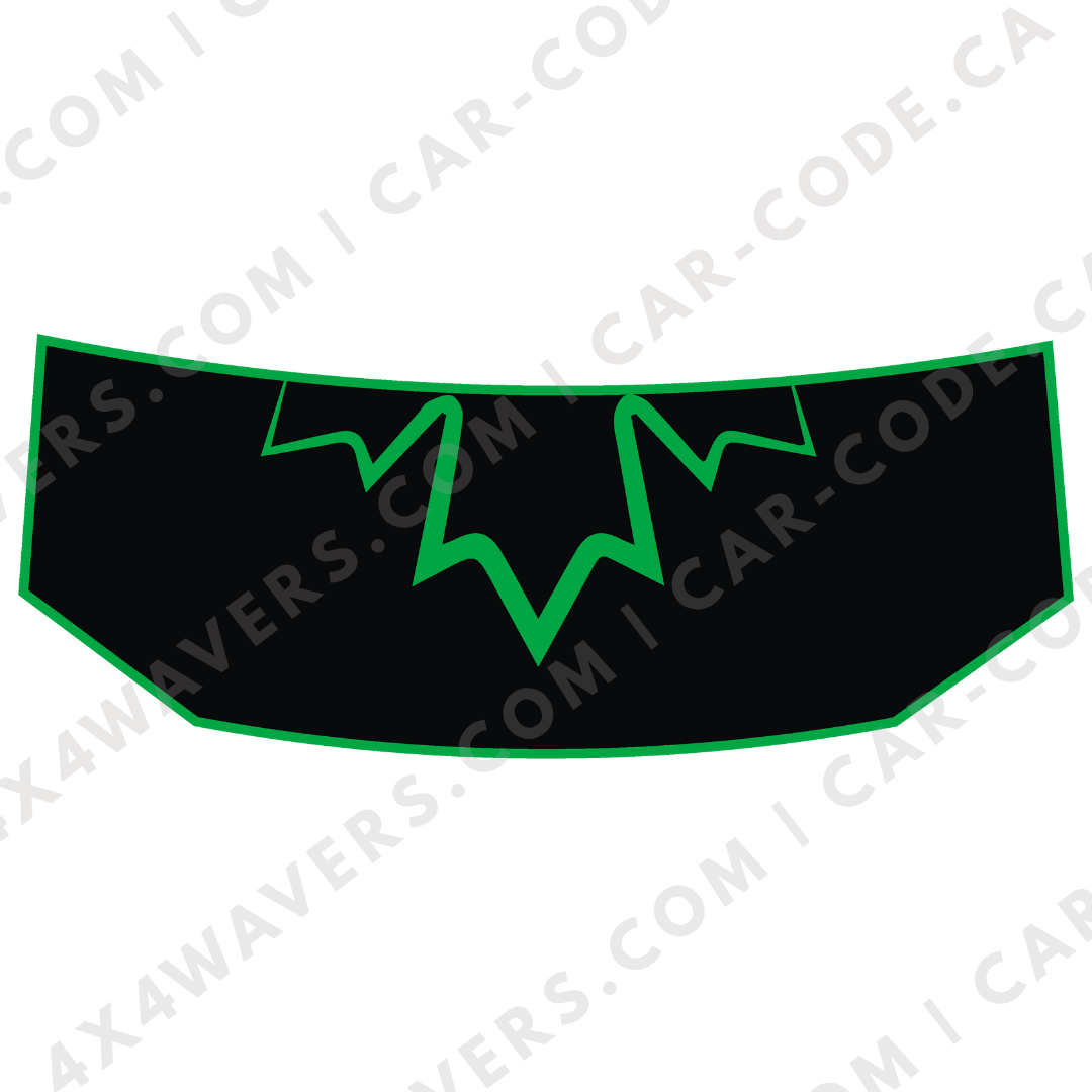 Hood Panel Decal/Sticker - Canada Style Graphic Kit - For Cybertruck - Premium Vinyl