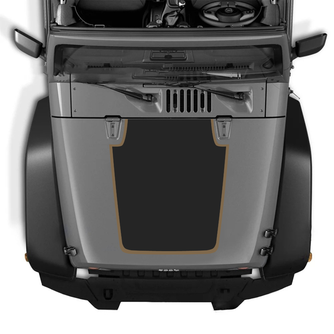 Hood Decal/Sticker - for Jeep Wrangler JK/JKU – Made in Canada