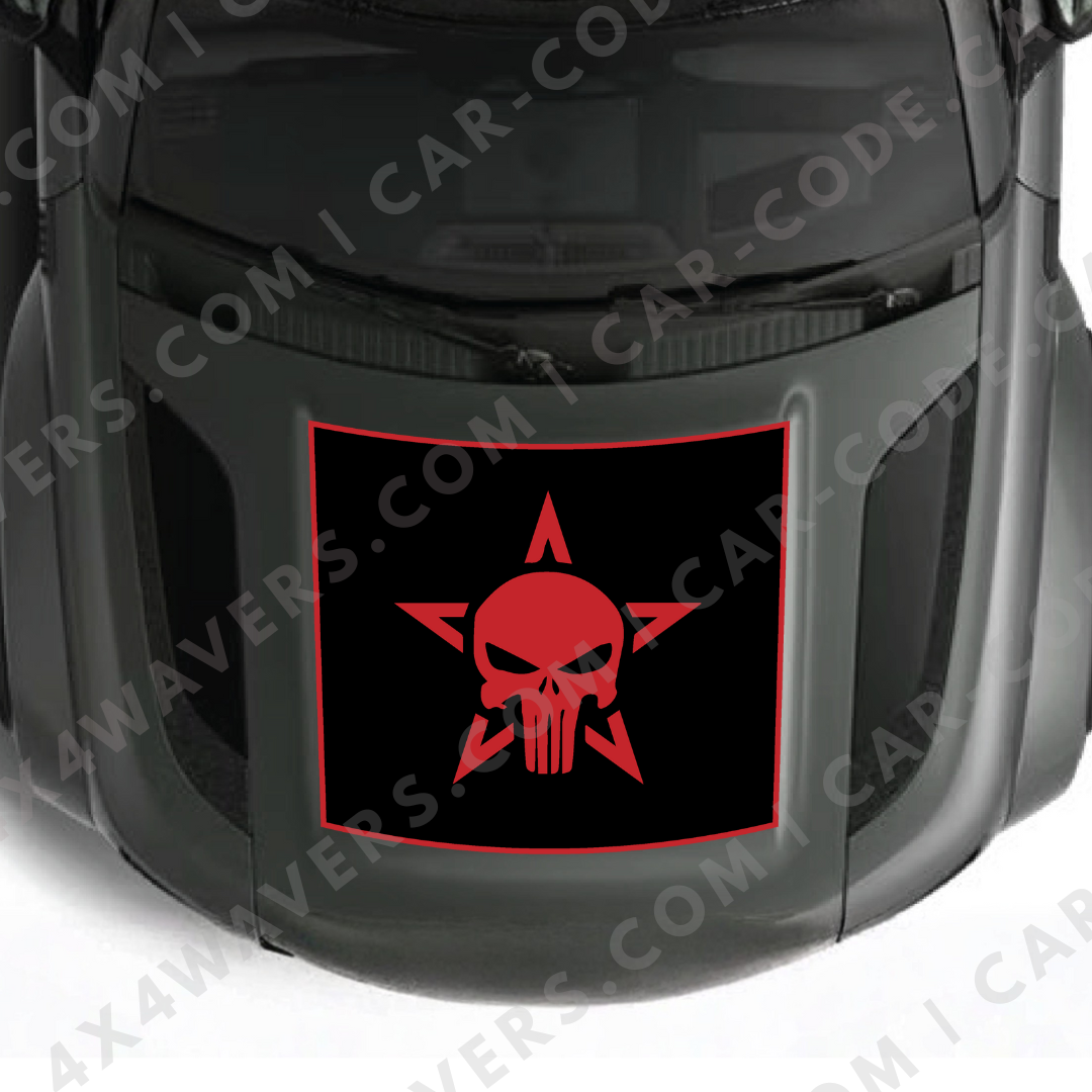 Hood Panel Decal/Sticker - Star Style Graphic Kit - For Land Rover Defender 2020-2024 - Premium Vinyl