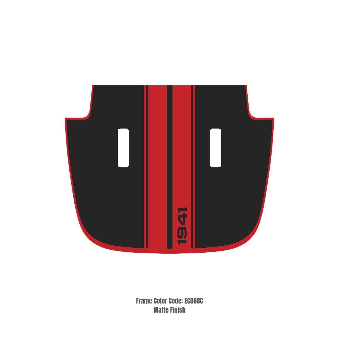 Hood Decal/Sticker - Stripe Style Kit – for JL/JLU/JT/4XE Sahara Hood – Made in Canada