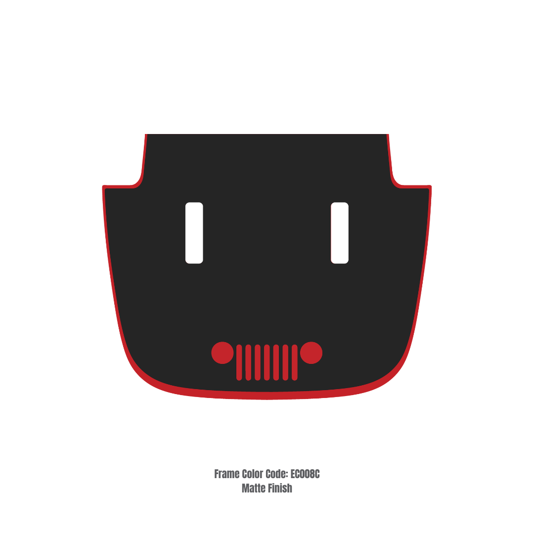 Hood Decal/Sticker – for JL/JLU/JT/4XE Sahara Hood – Made in Canada