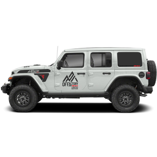 Full Body Decal Kit - OFFACTORY Limited Edition - For Jeep Wrangler JL / JLU 2018+ - Hood, Fender, Door, Rear Window and Tailgate Graphics - Premium Vinyl