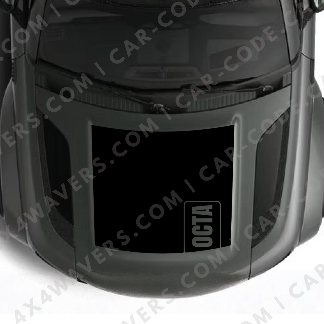 Hood Panel Decal/Sticker - OCTA Graphic Kit - For Land Rover Defender 2020-2024 - Premium Vinyl