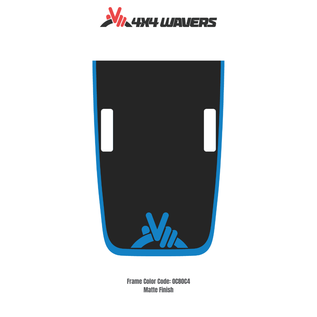 WAVE Decal Sticker Kit for JL Rubicon Hood – Vinyl Car Decals for Jeep Wrangler Models – Made in Canada - Compatible with JL 2018 - 2025