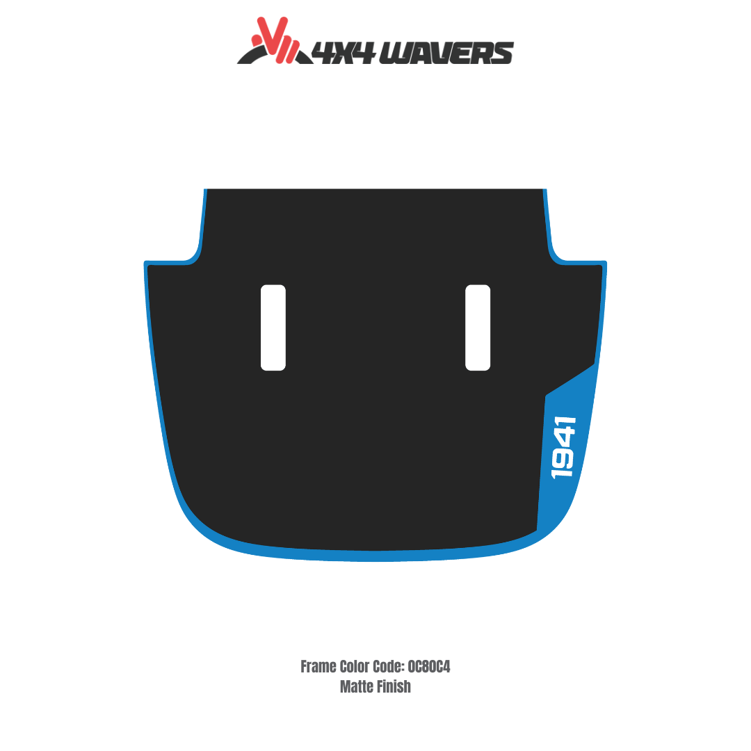 1941 Decal Sticker Kit for JL SAHARA Hood – Vinyl Car Decals for Jeep Wrangler Models – Made in Canada - Compatible with JL 2018 - 2025