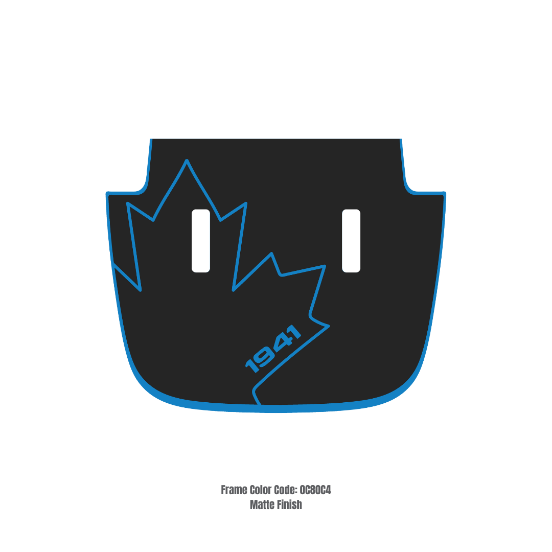 Hood Decal/Sticker - Canada 1941 Kit - for Jeep Wrangler JL/JLU/JT/4xe Sahara/Sport/Willys - Made in Canada