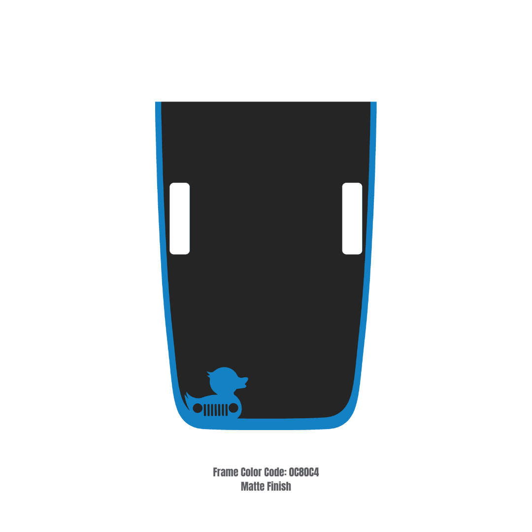 Hood Decal/Sticker – for JL/JLU/JT/4XE Rubicon Hood – Made in Canada