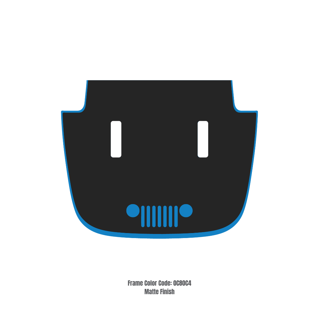 Hood Decal/Sticker – for JL/JLU/JT/4XE Sahara Hood – Made in Canada