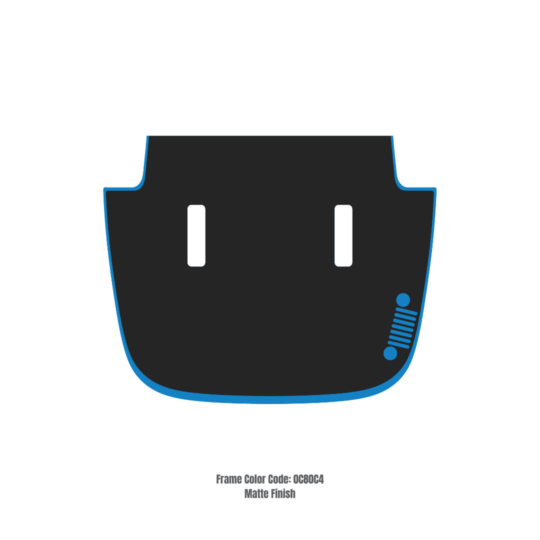 Decal Sticker Kit for JL SAHARA Hood – Vinyl Car Decals for Jeep Wrangler Models – Made in Canada - Compatible with JL 2018 - 2025