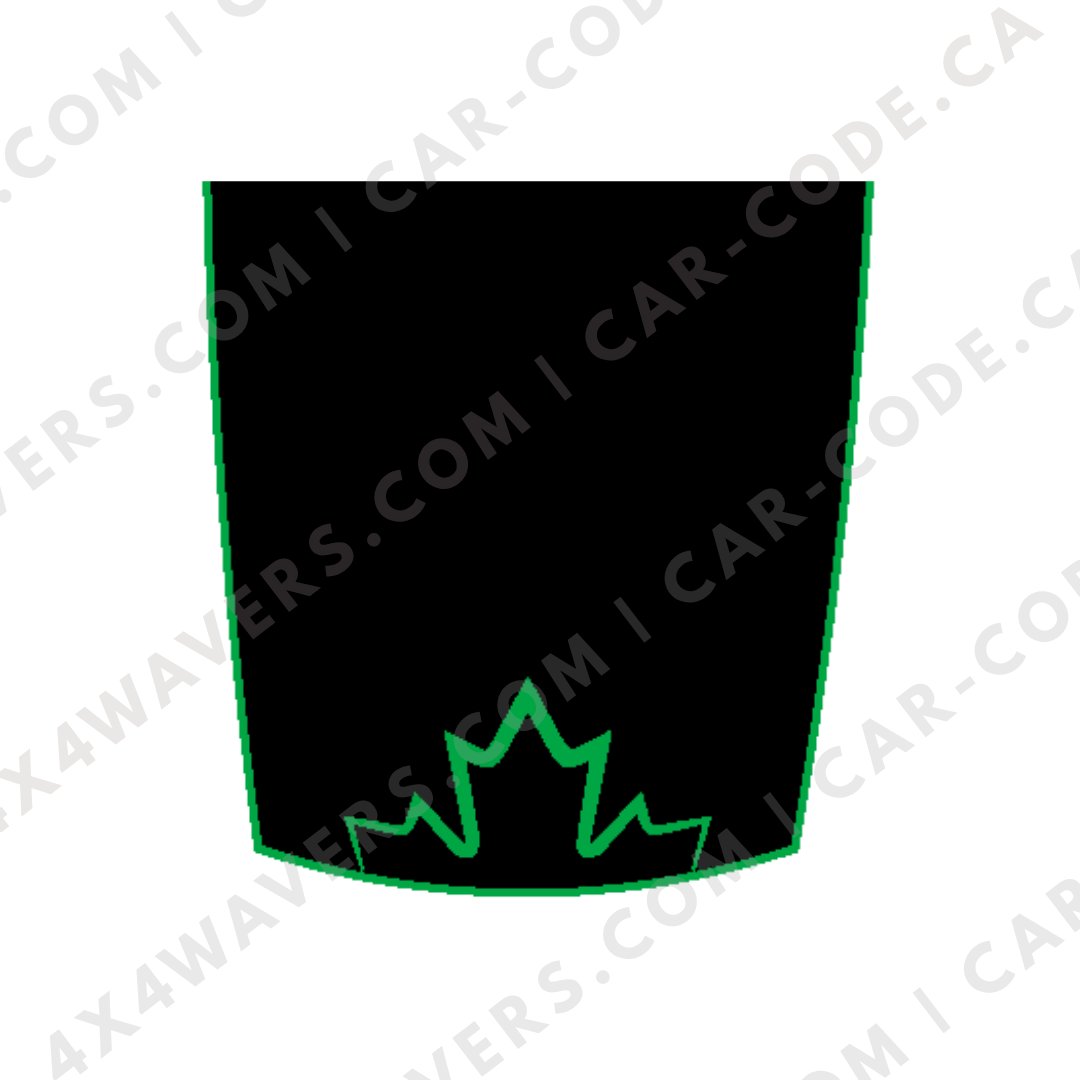 Hood Panel Decal/Sticker - Canada Style Graphic Kit - For Chevrolet Silverado 2019-2024 - Premium Vinyl