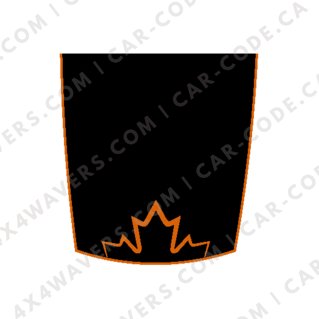 Hood Panel Decal/Sticker - Canada Style Graphic Kit - For Chevrolet Silverado 2019-2024 - Premium Vinyl