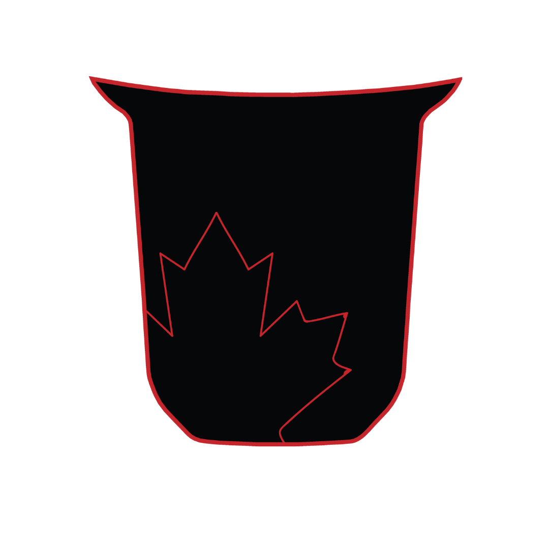 Hood Panel Decal/Sticker - Maple Leaf Graphic Kit - For Toyota Tacoma 2016-2023 - Premium Vinyl